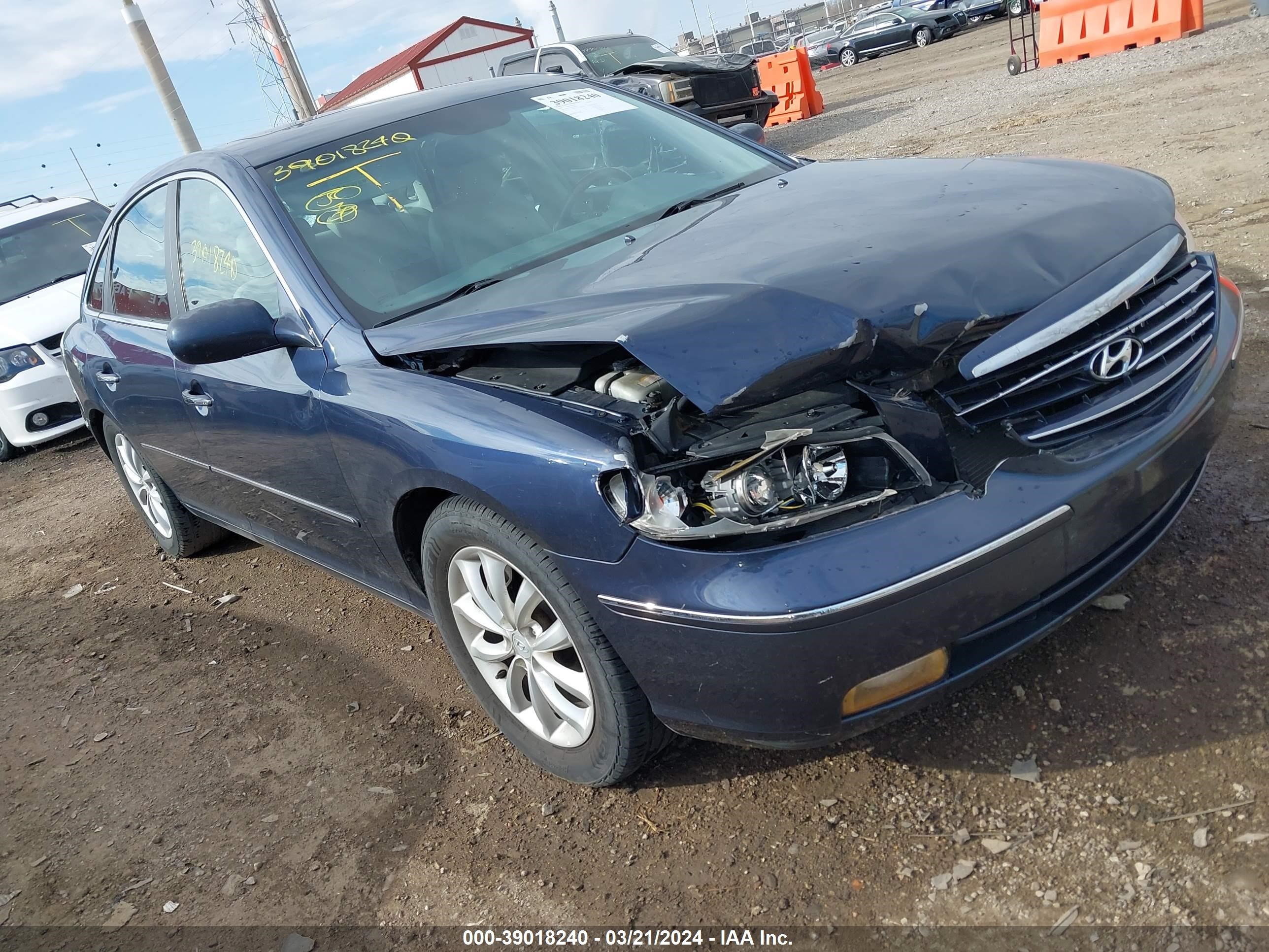 HYUNDAI AZERA 2006 kmhfc46f56a086957