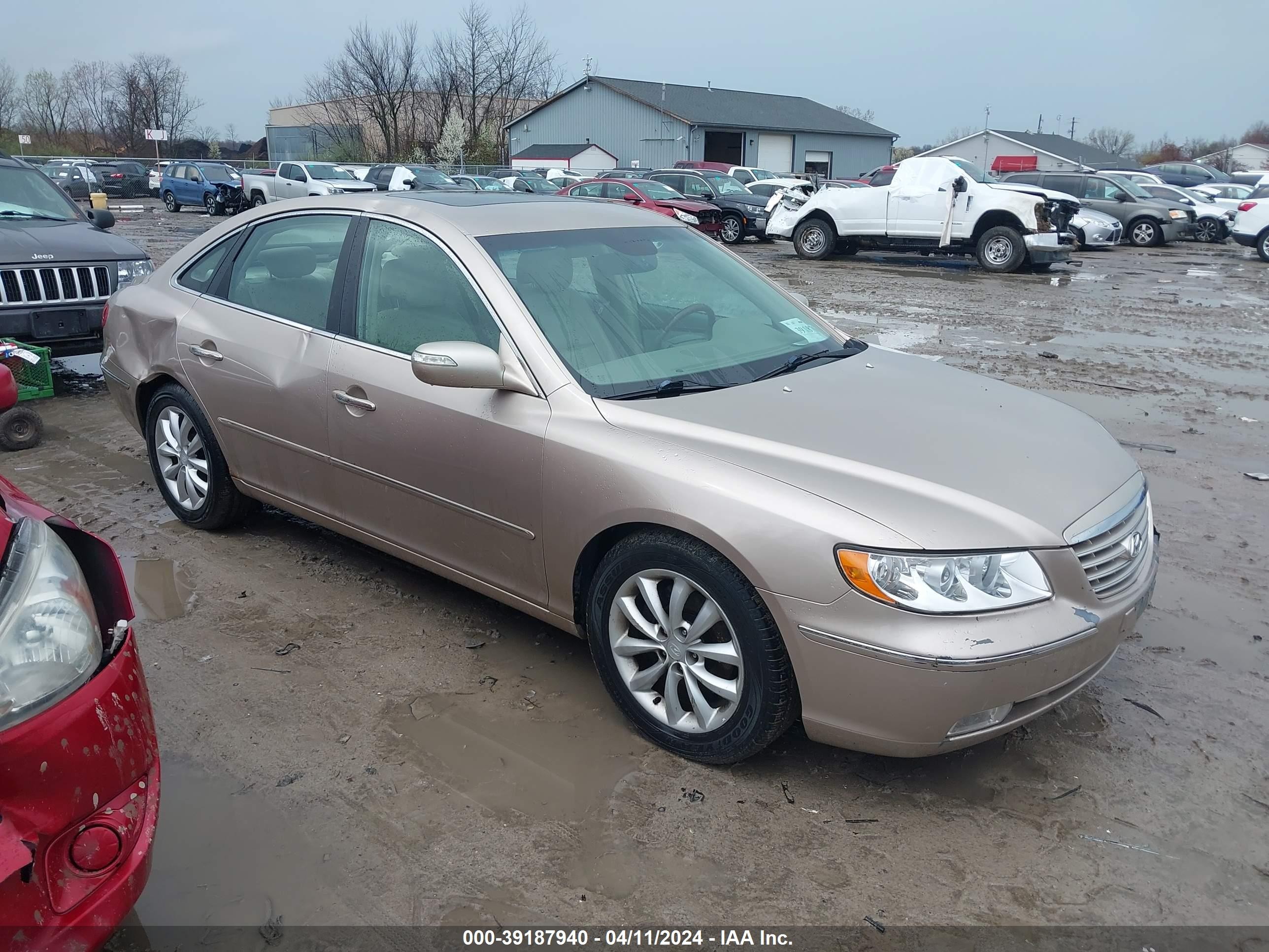 HYUNDAI AZERA 2007 kmhfc46f67a180864