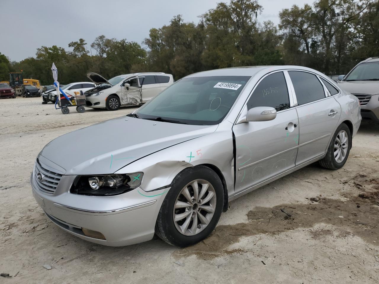 HYUNDAI AZERA 2007 kmhfc46f87a242328