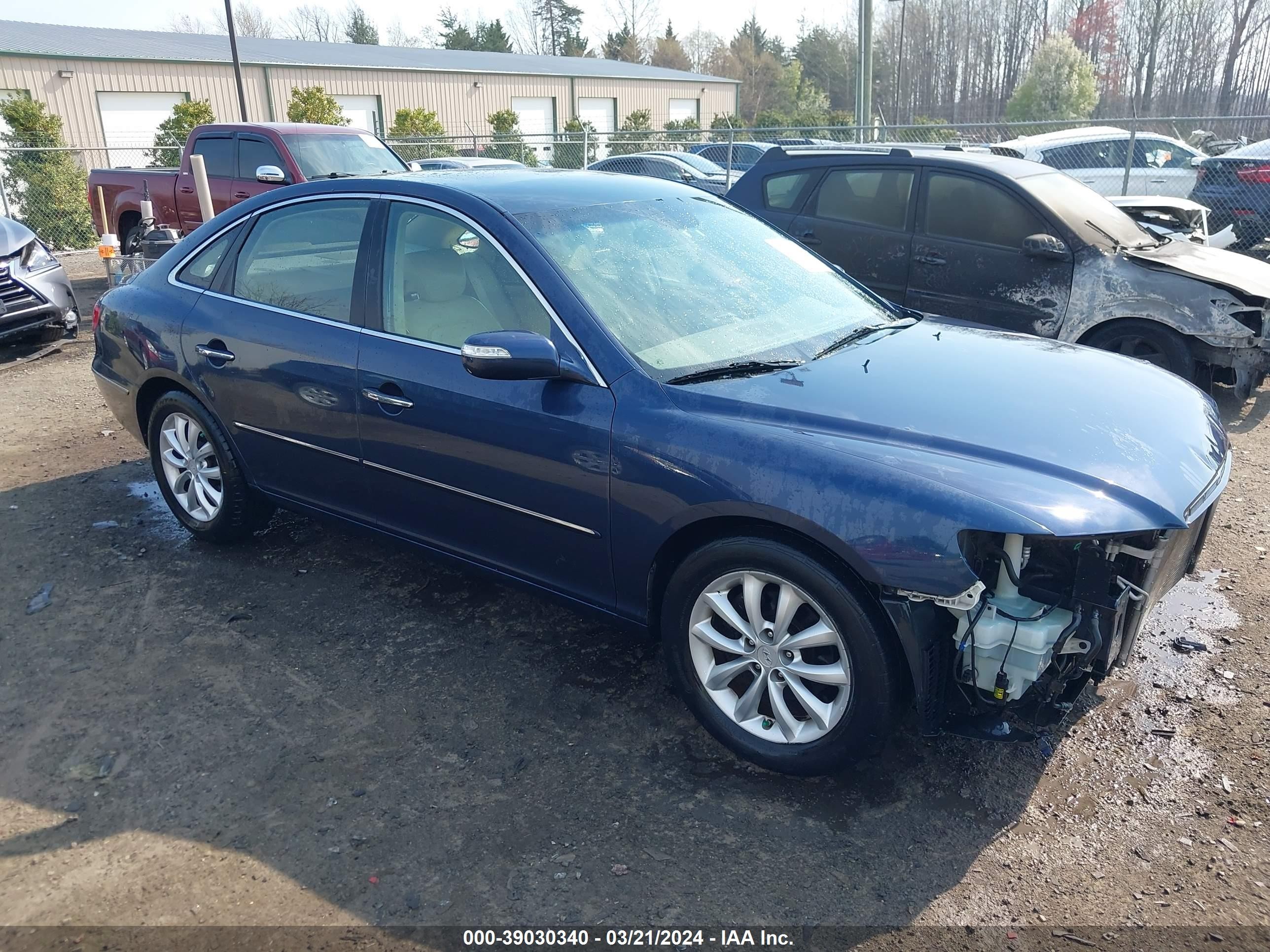 HYUNDAI AZERA 2008 kmhfc46f88a263617