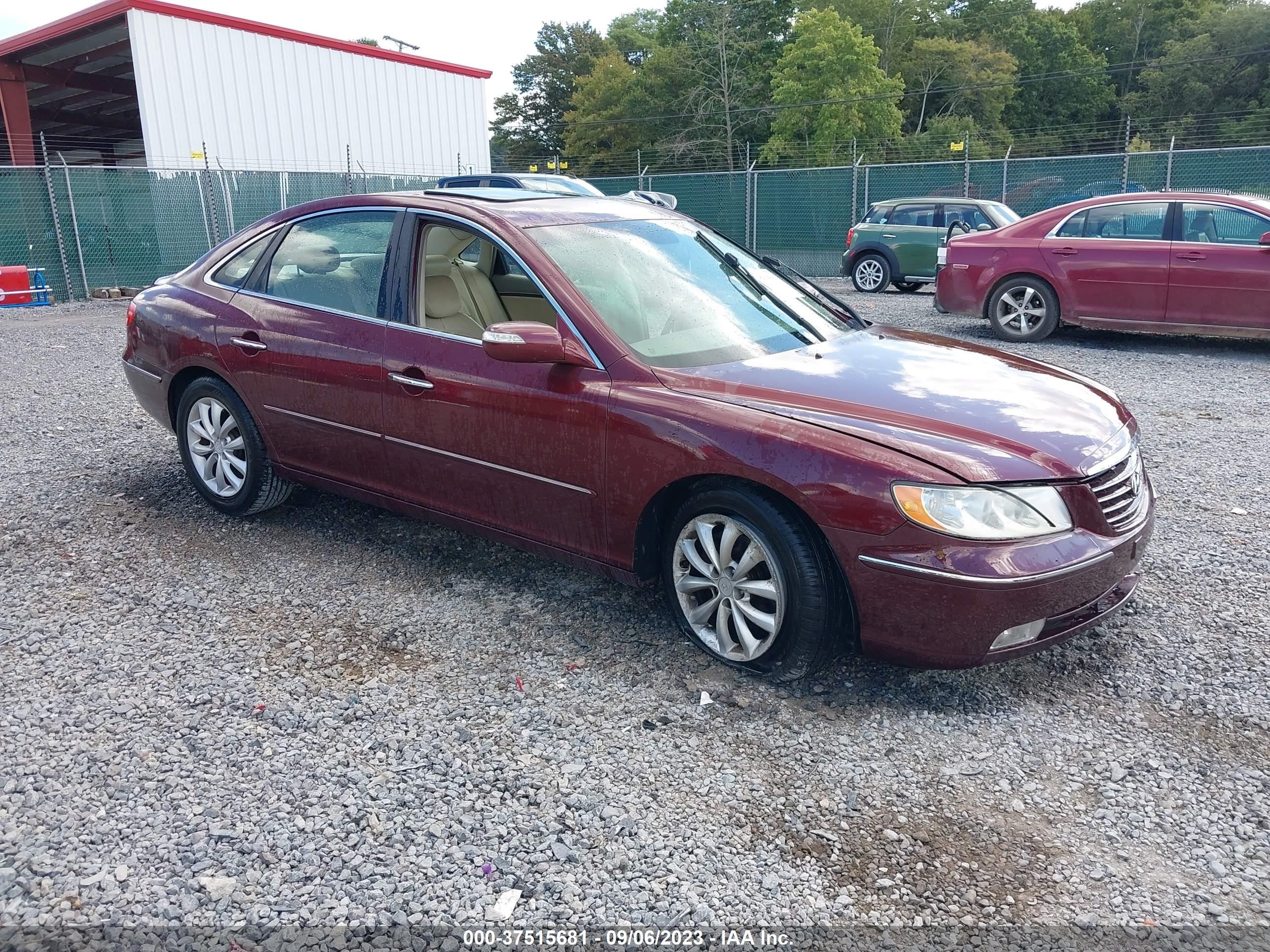 HYUNDAI AZERA 2008 kmhfc46f88a313268