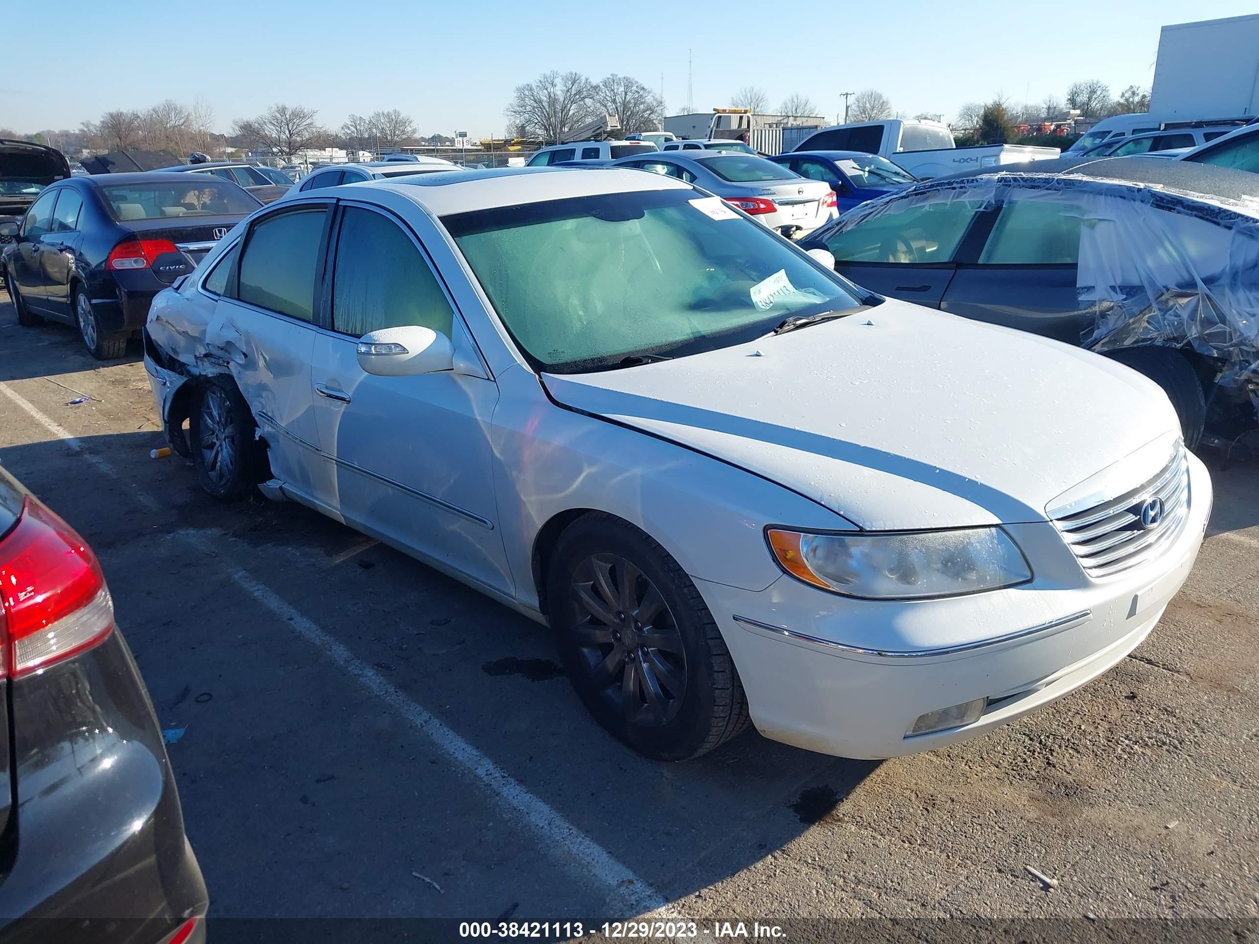 HYUNDAI AZERA 2009 kmhfc46f89a342819