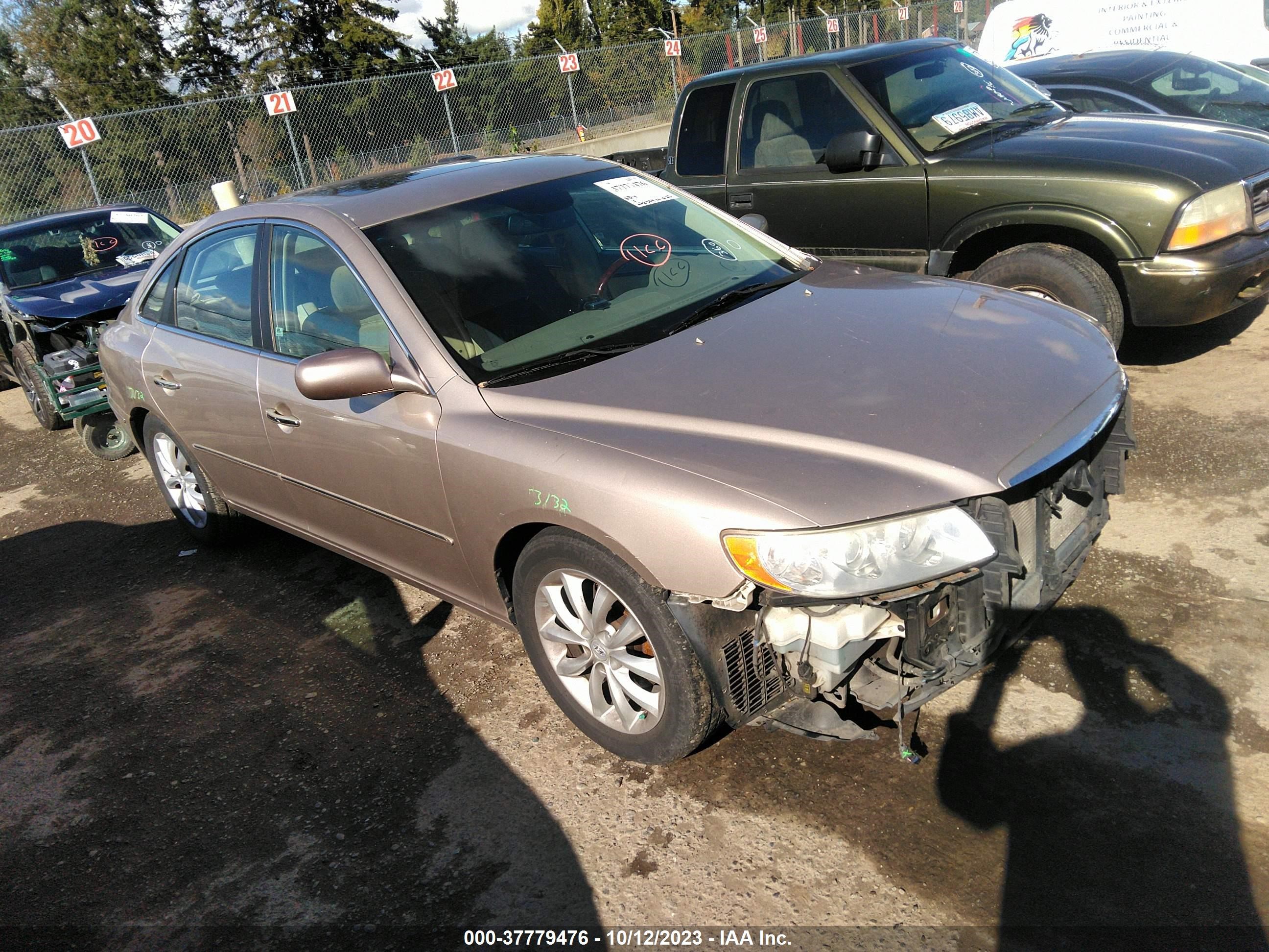 HYUNDAI AZERA 2006 kmhfc46f96a099310