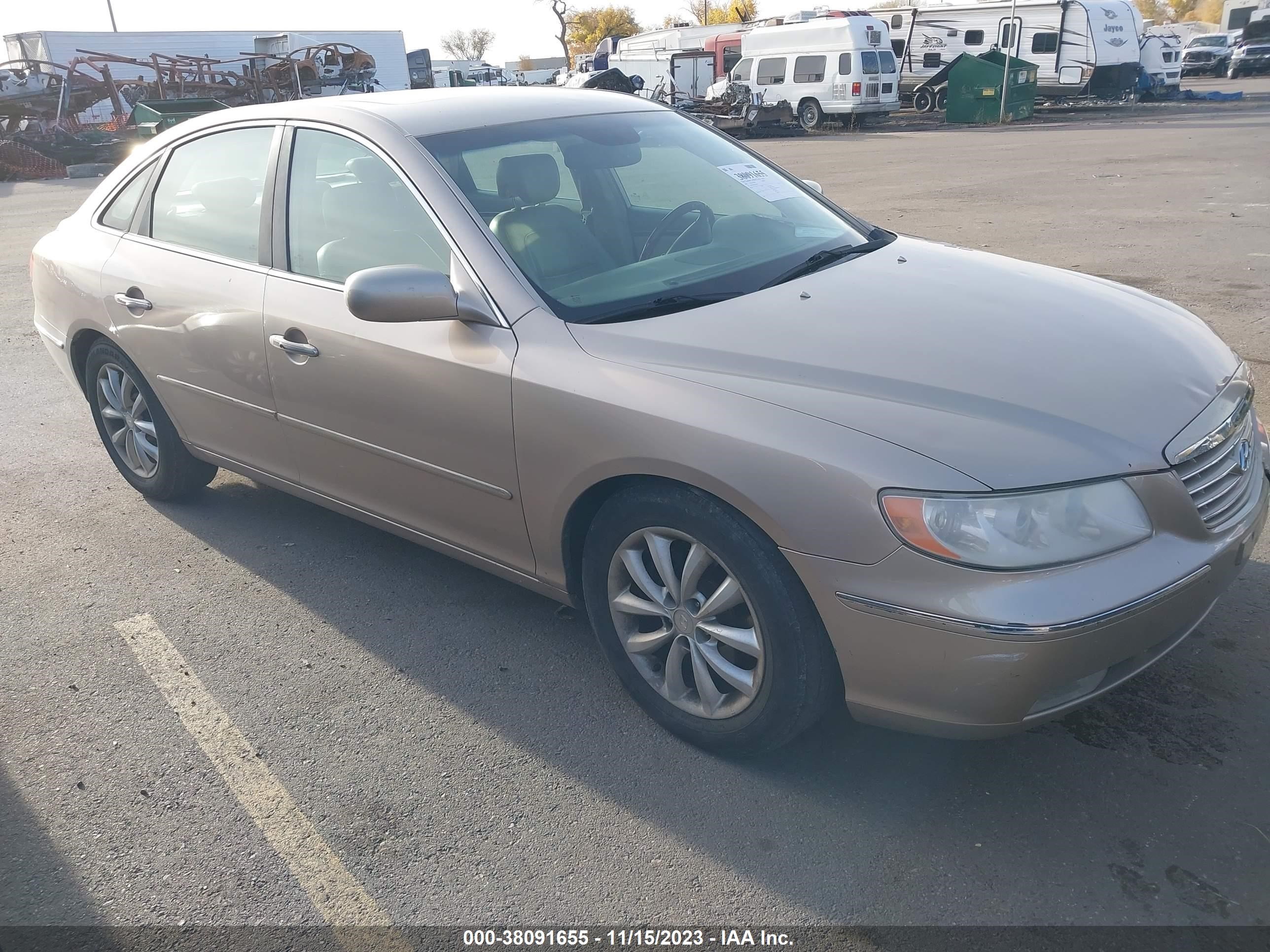 HYUNDAI AZERA 2006 kmhfc46fx6a086856