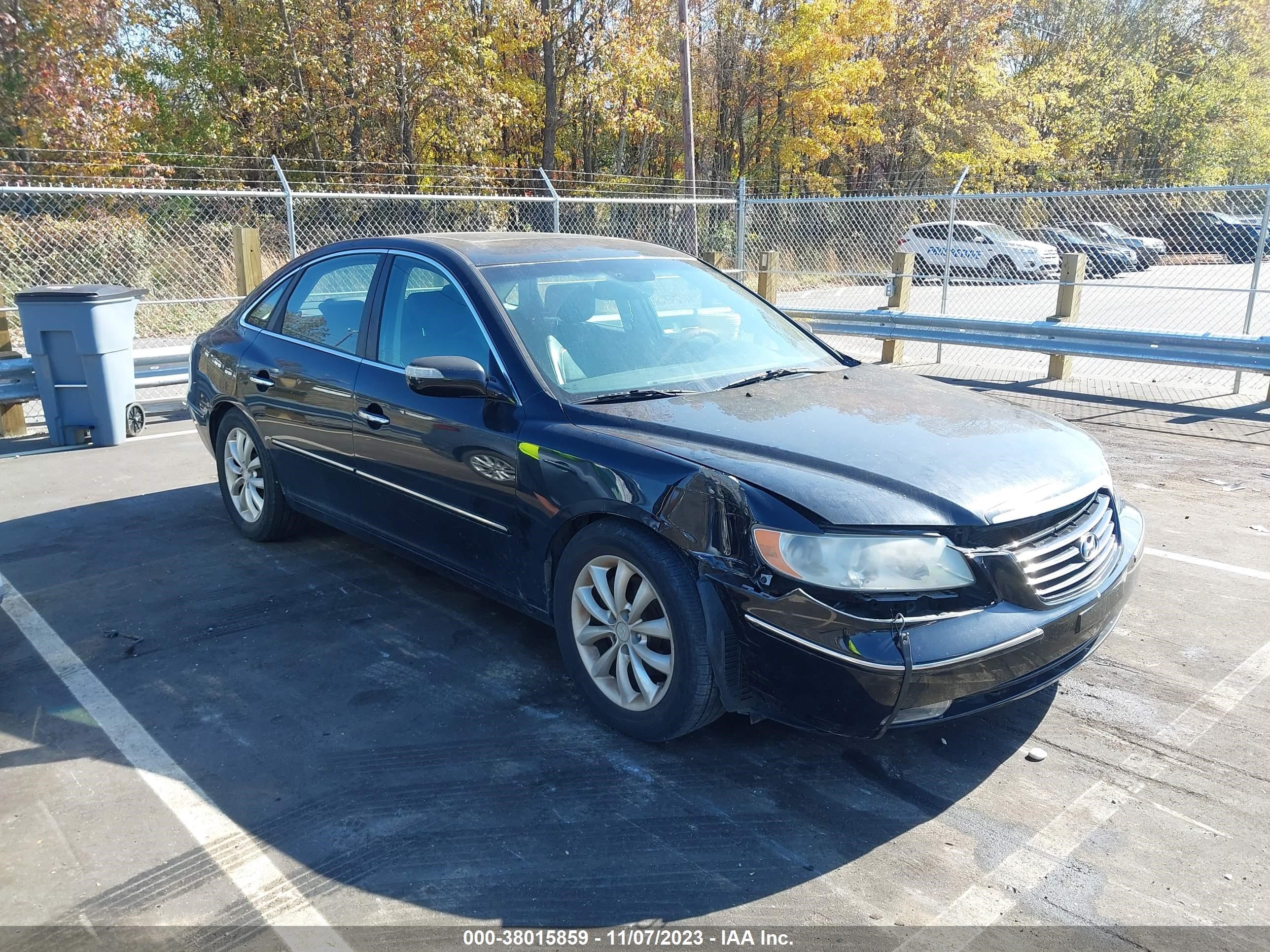 HYUNDAI AZERA 2008 kmhfc46fx8a309559