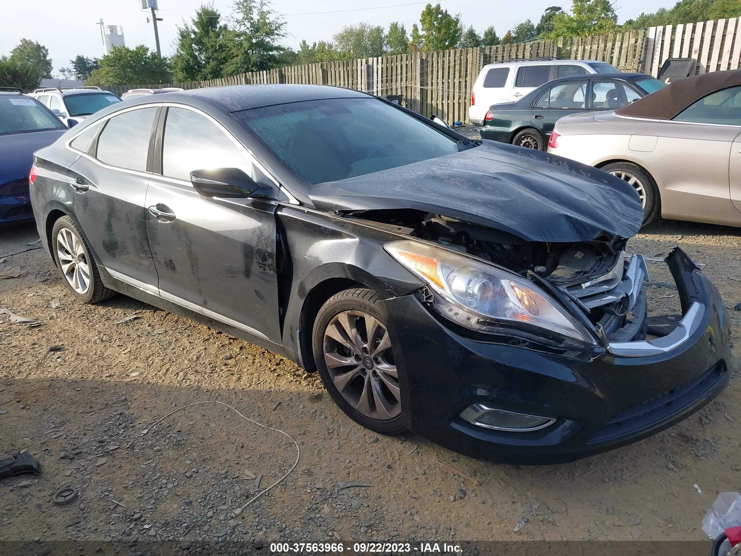 HYUNDAI AZERA 2013 kmhfg4jg1da221112