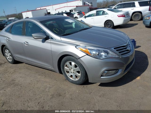 HYUNDAI AZERA 2012 kmhfg4jg8ca136055