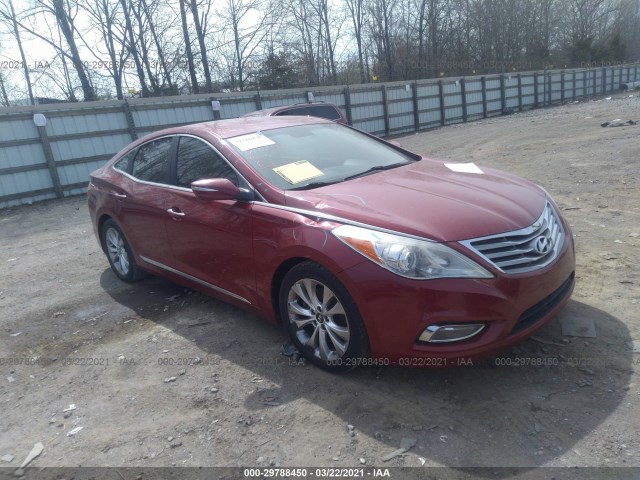 HYUNDAI AZERA 2012 kmhfg4jg8ca159559