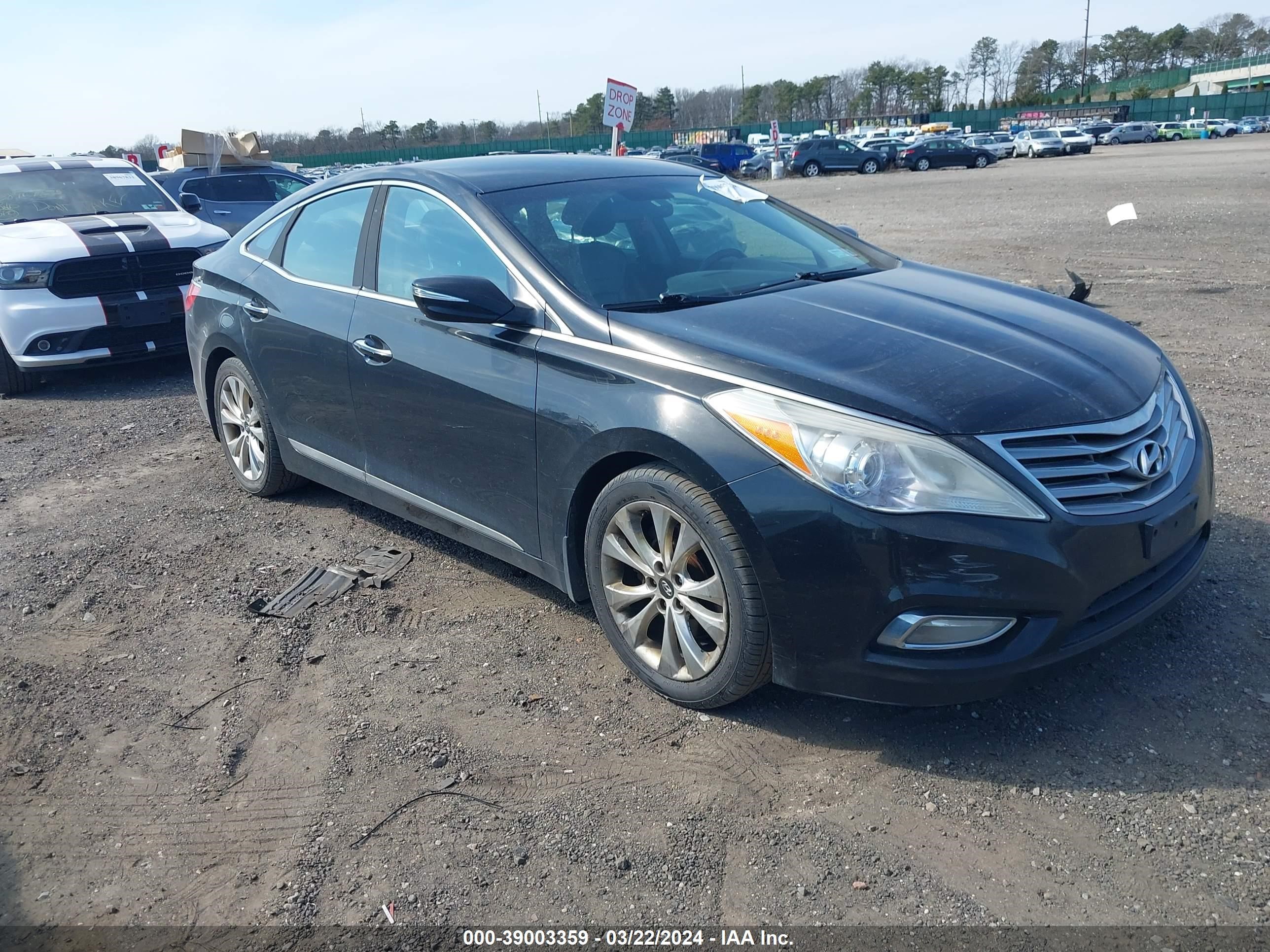 HYUNDAI AZERA 2013 kmhfg4jgxda202509