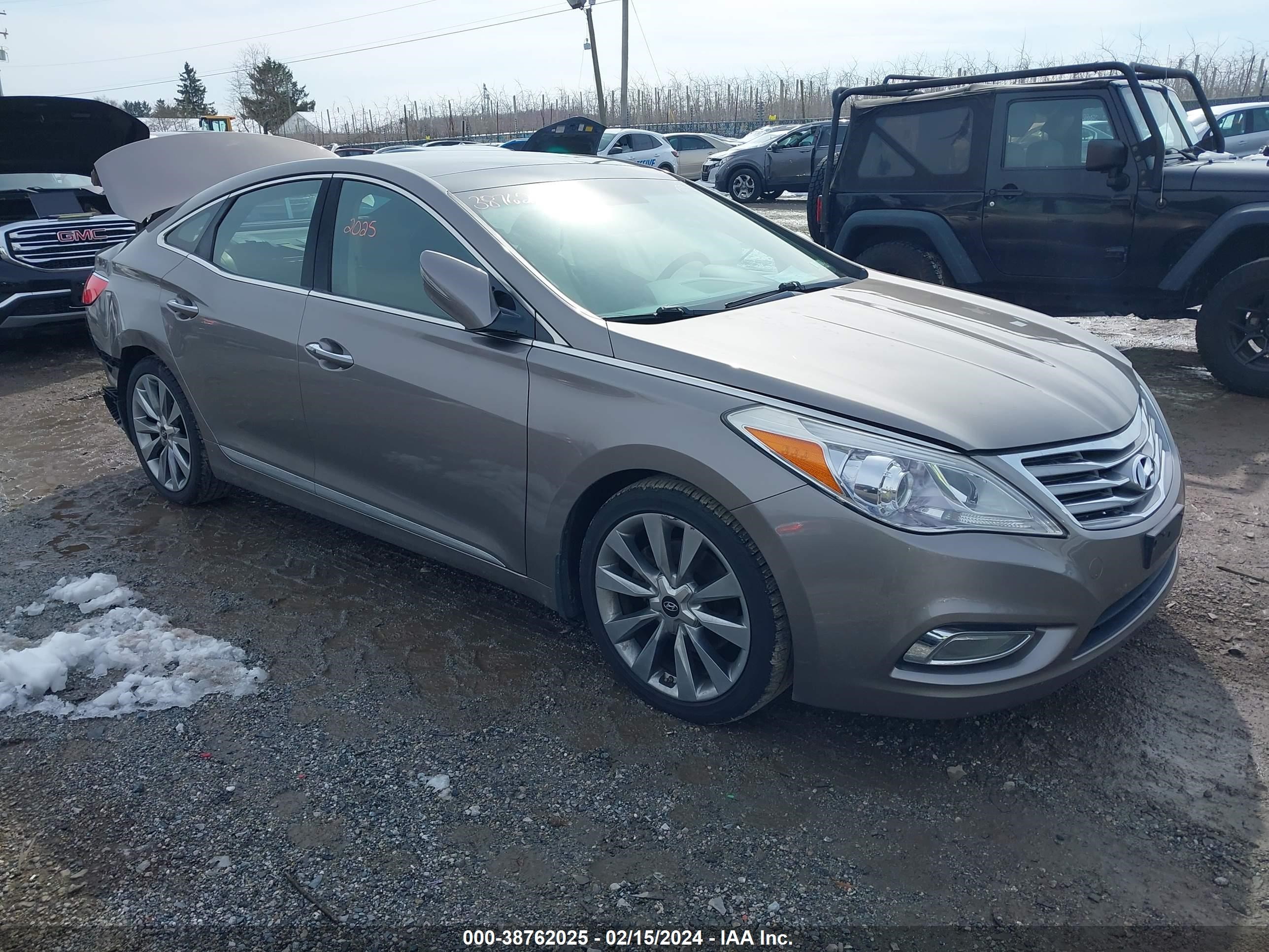 HYUNDAI AZERA 2013 kmhfh4jg0da227982