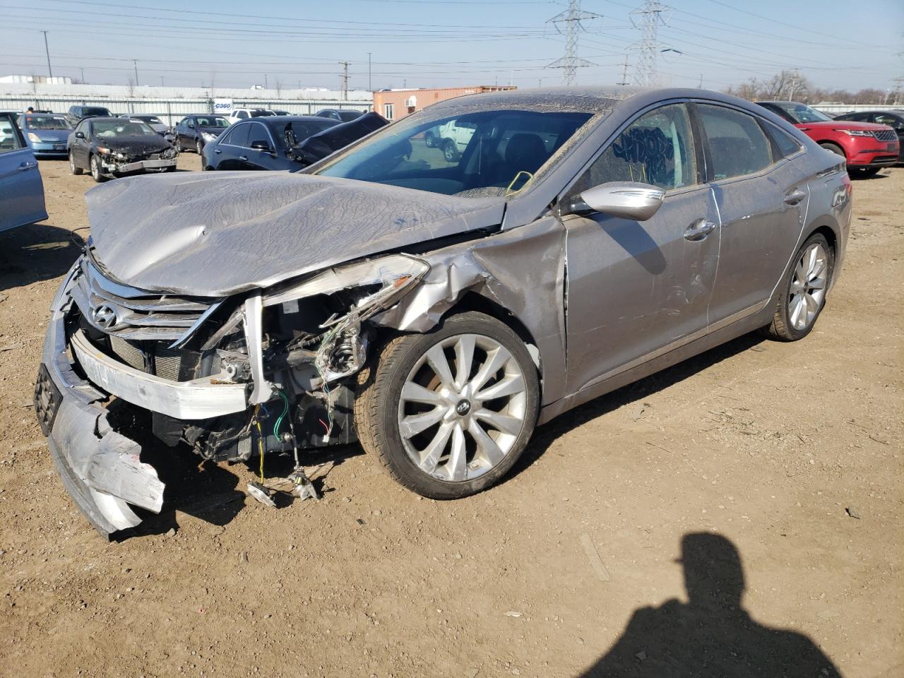 HYUNDAI AZERA 2012 kmhfh4jg1ca002050