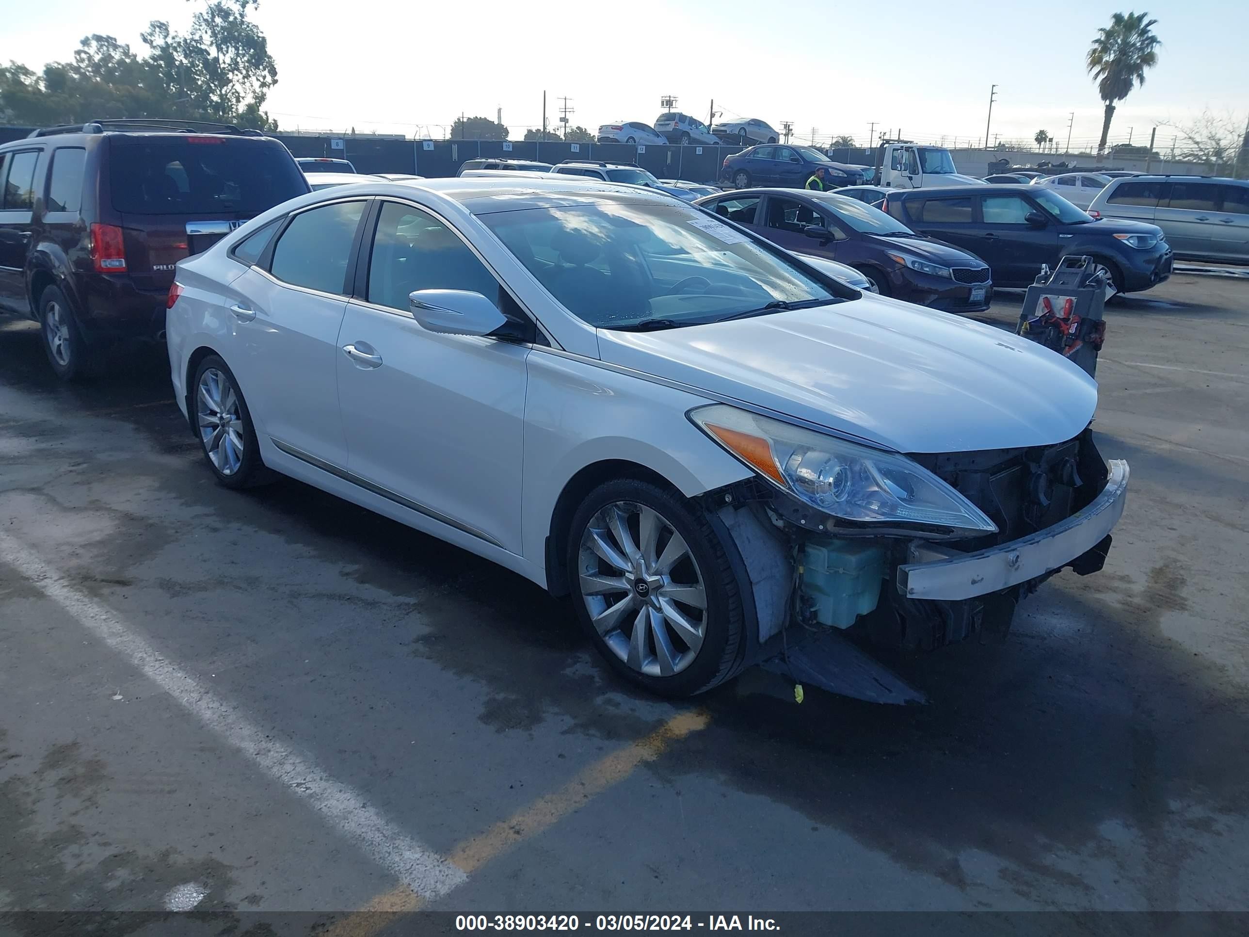 HYUNDAI AZERA 2013 kmhfh4jg1da202332