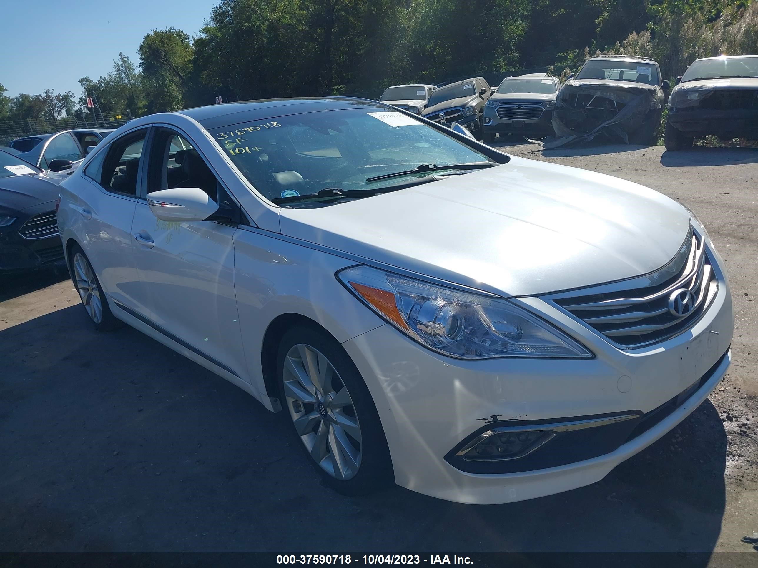 HYUNDAI AZERA 2016 kmhfh4jg3ga507836