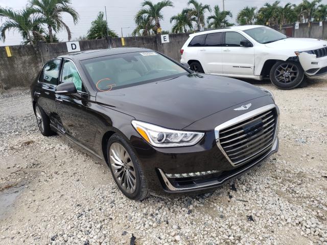 GENESIS G90 PREMIU 2018 kmhg34ja0ju046034