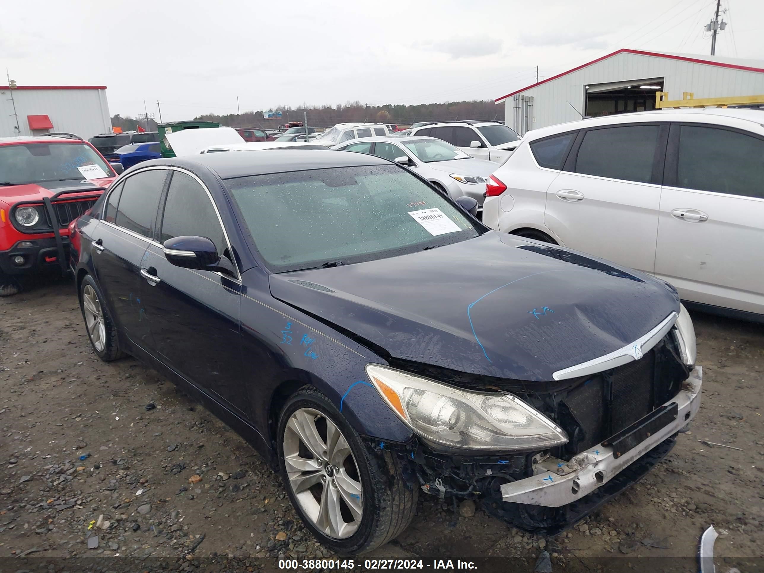 HYUNDAI GENESIS 2012 kmhgc4dd0cu178770