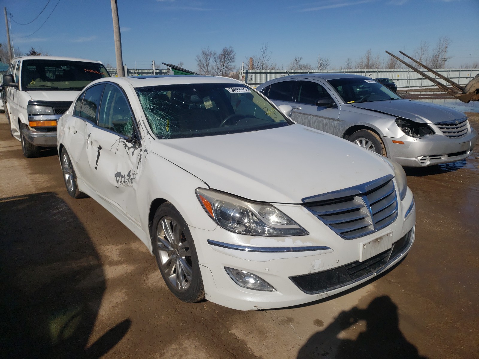 HYUNDAI GENESIS 3. 2012 kmhgc4dd0cu184519