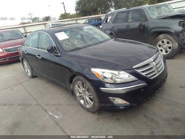 HYUNDAI GENESIS 2013 kmhgc4dd0du228780