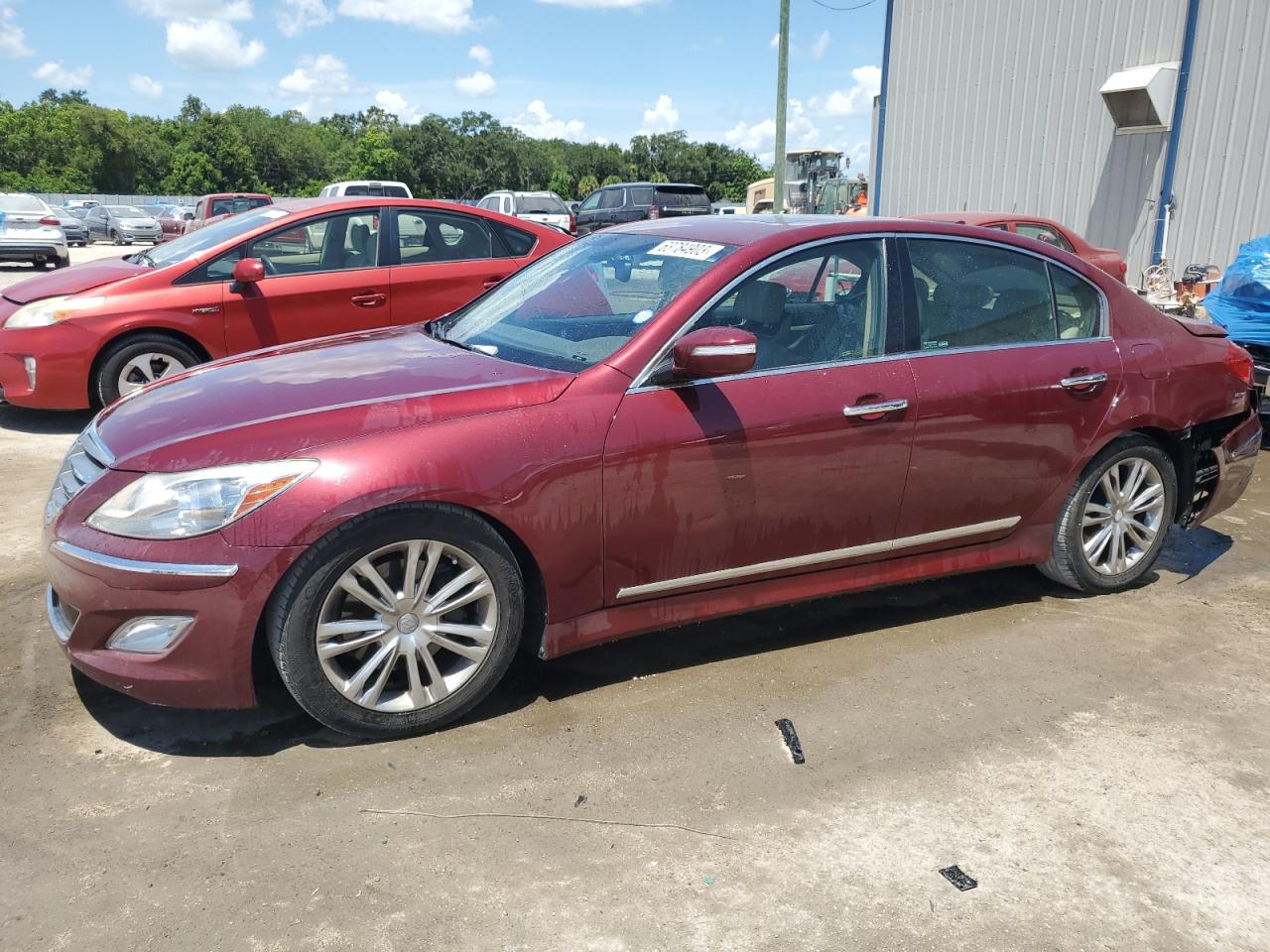 HYUNDAI GENESIS 2012 kmhgc4dd1cu153344