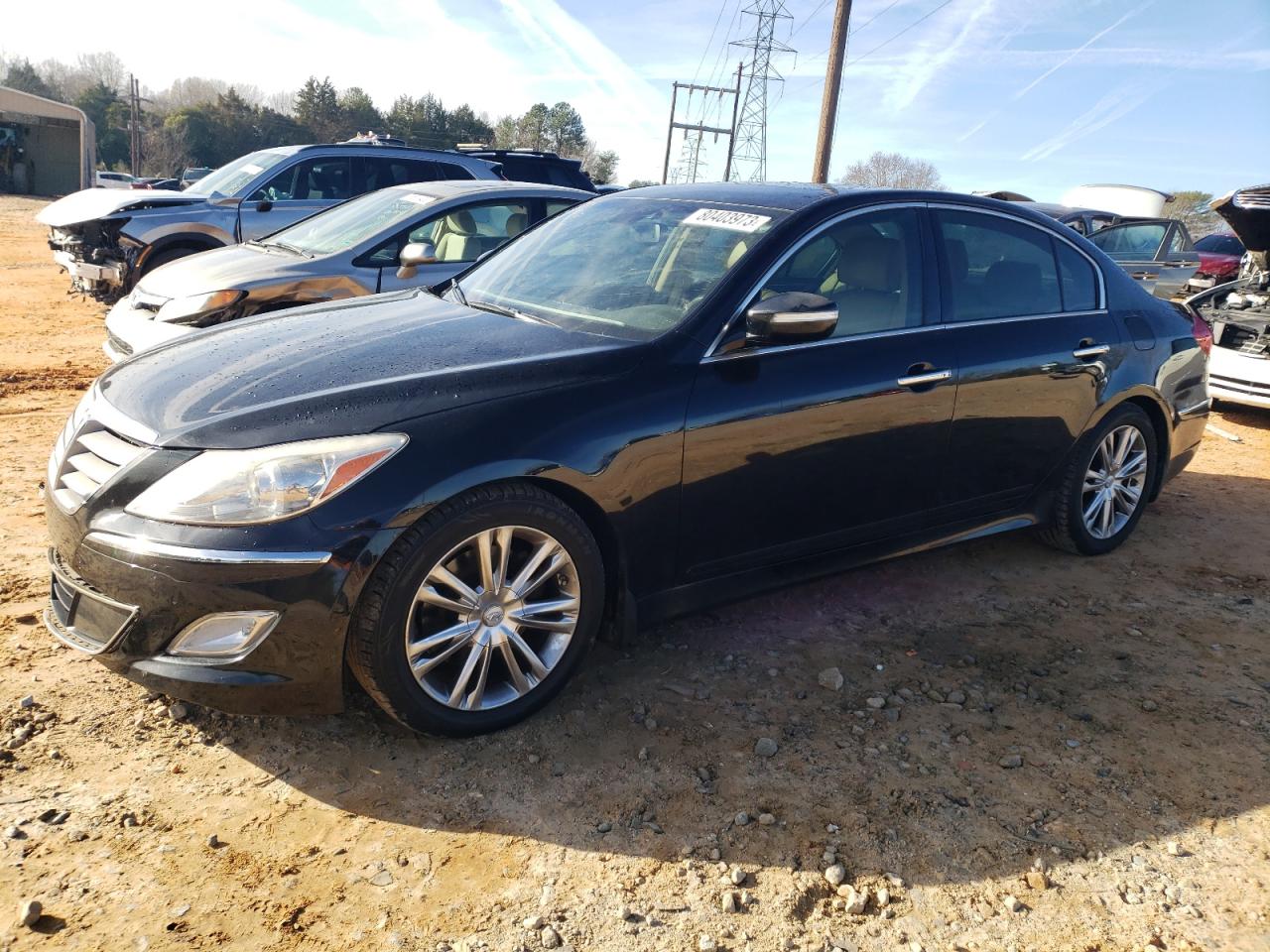 HYUNDAI GENESIS 2013 kmhgc4dd1du254403