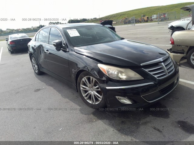 HYUNDAI GENESIS 2012 kmhgc4dd2cu161596