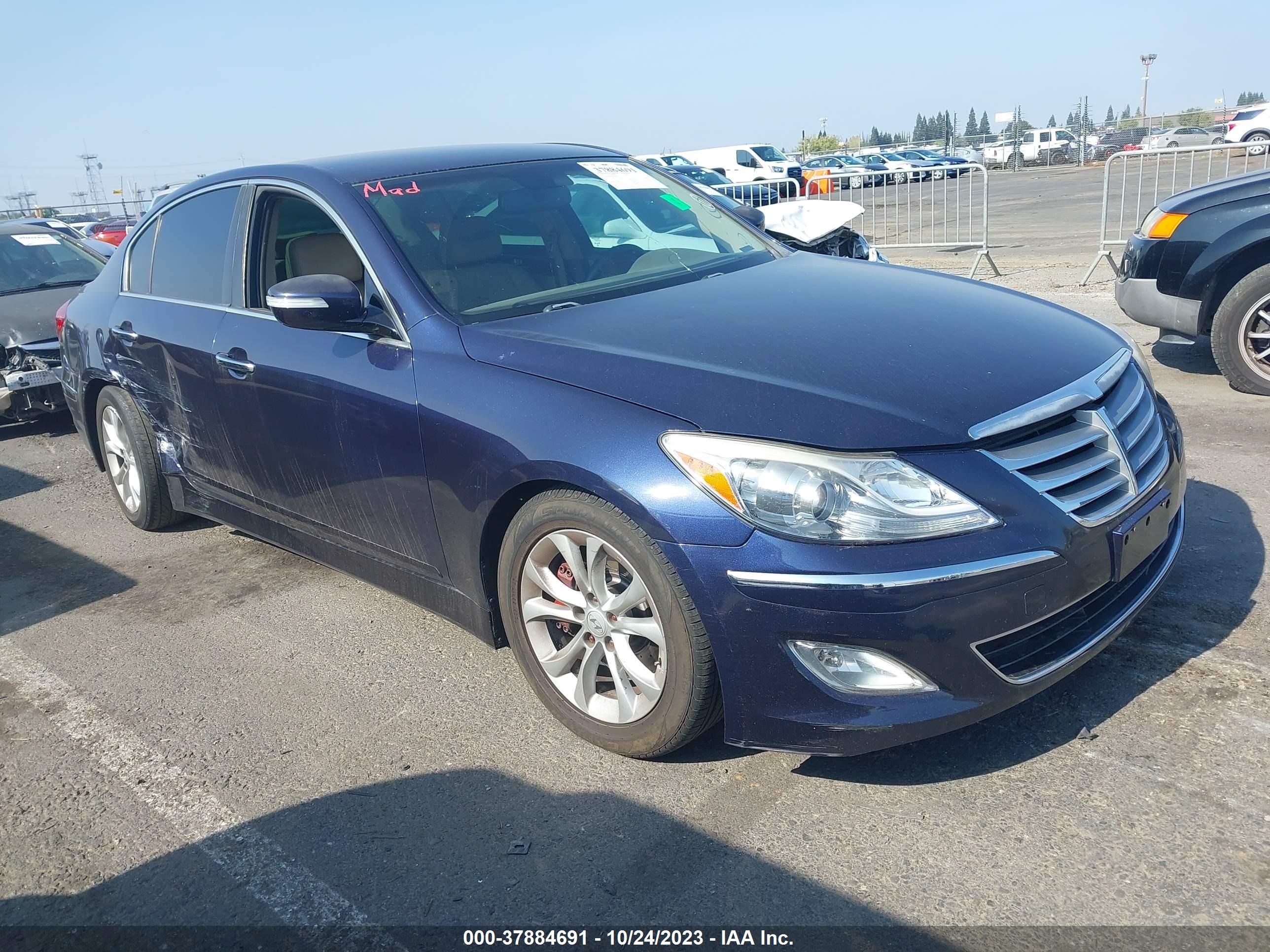 HYUNDAI GENESIS 2013 kmhgc4dd2du212788