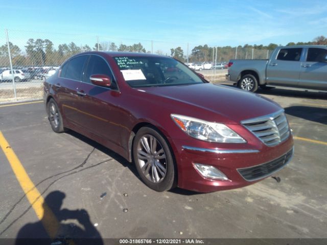 HYUNDAI GENESIS 2012 kmhgc4dd3cu161736