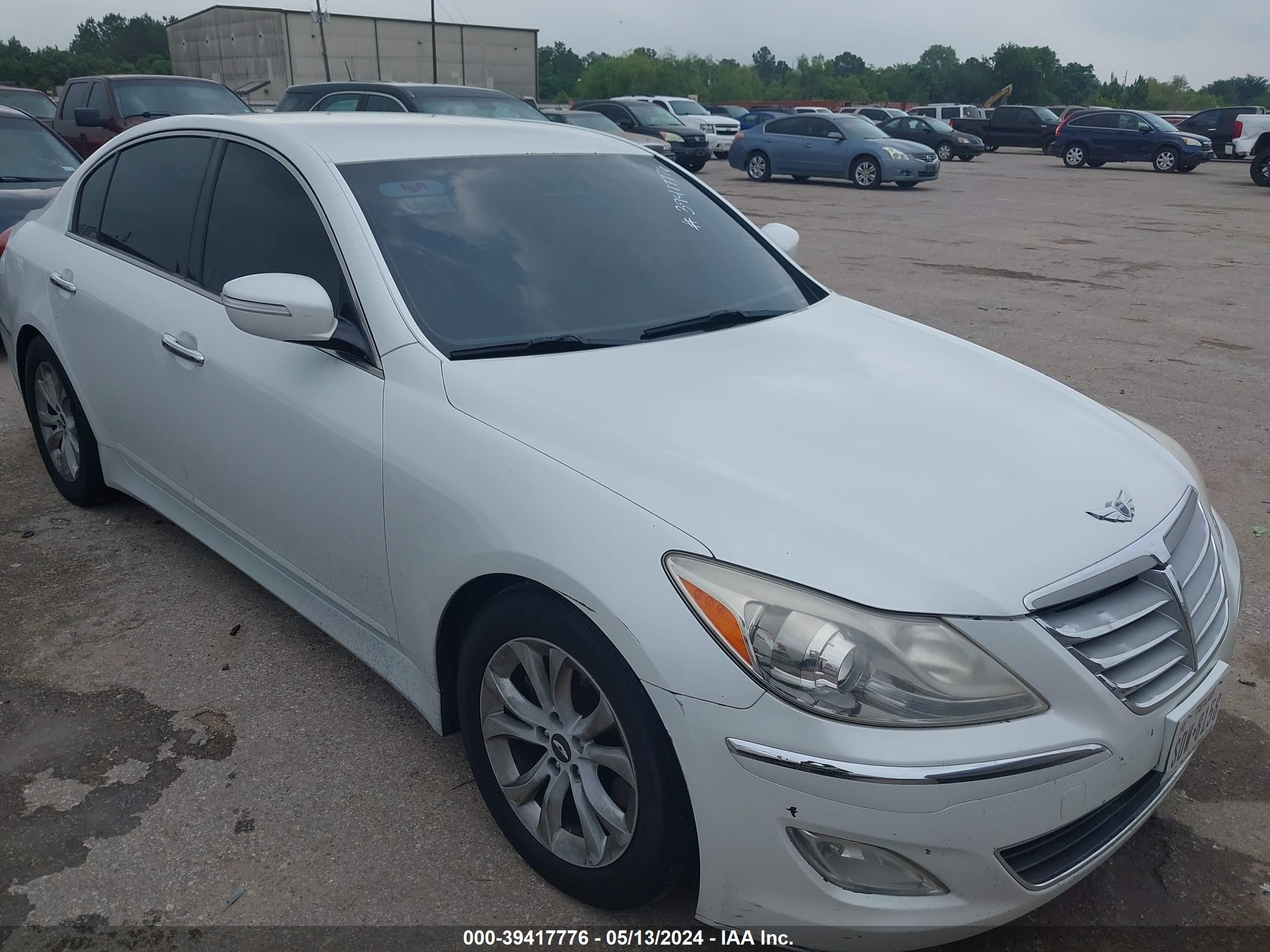 HYUNDAI GENESIS 2012 kmhgc4dd3cu193327