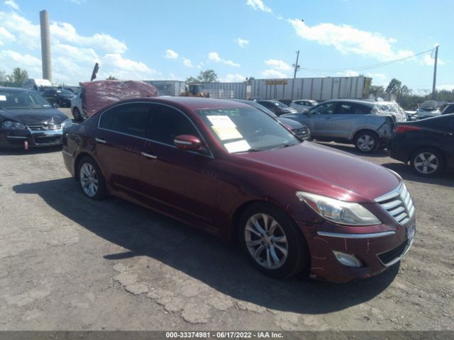 HYUNDAI GENESIS 2012 kmhgc4dd4cu178903