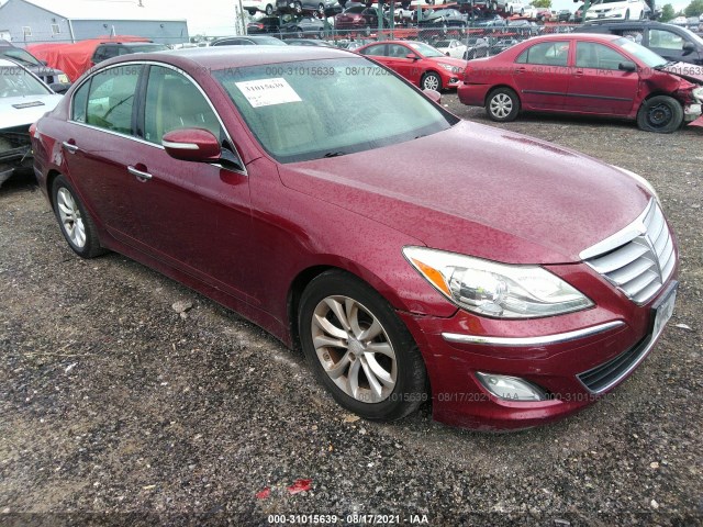 HYUNDAI GENESIS 2013 kmhgc4dd7du212558