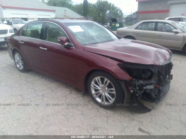 HYUNDAI GENESIS 2012 kmhgc4dd8cu153826