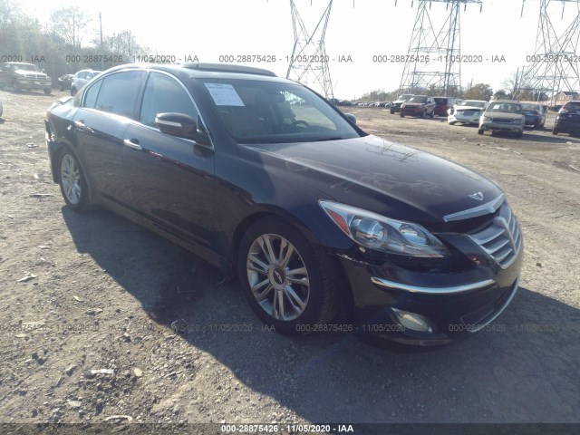 HYUNDAI GENESIS 2012 kmhgc4dd8cu173641