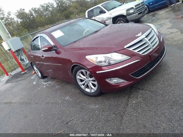 HYUNDAI GENESIS 2012 kmhgc4dd8cu175177