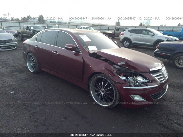 HYUNDAI GENESIS 2012 kmhgc4dd8cu191038