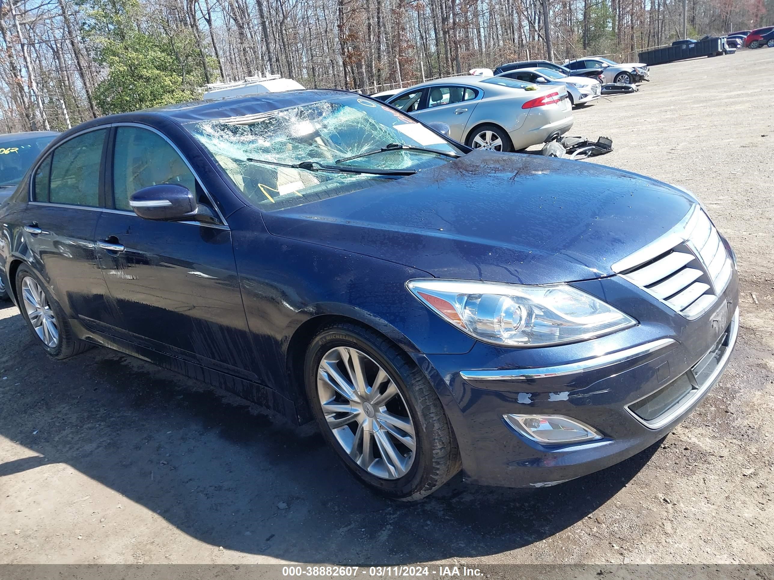 HYUNDAI GENESIS 2012 kmhgc4dd9cu190318