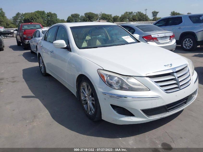 HYUNDAI GENESIS 2012 kmhgc4dd9cu211877