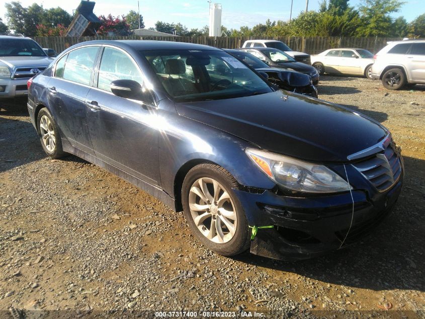 HYUNDAI GENESIS 2013 kmhgc4dd9du208804