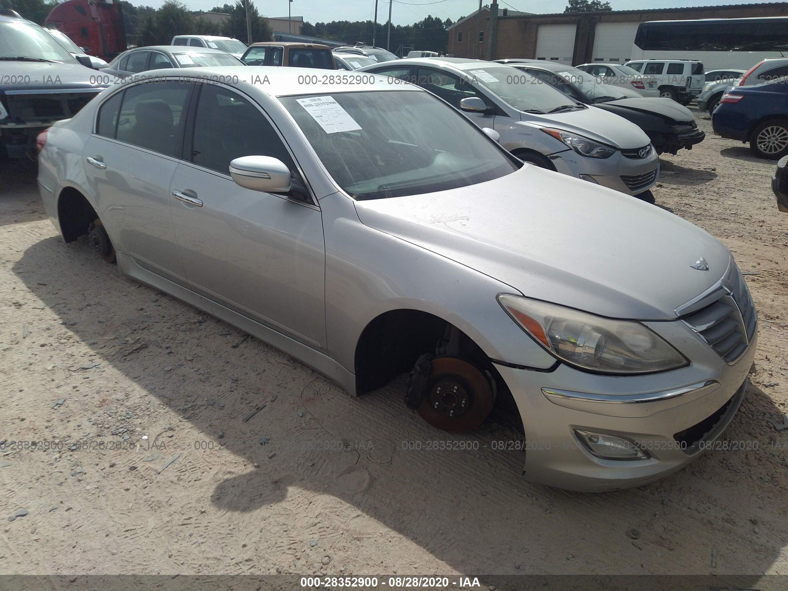 HYUNDAI GENESIS 2012 kmhgc4ddxcu179912