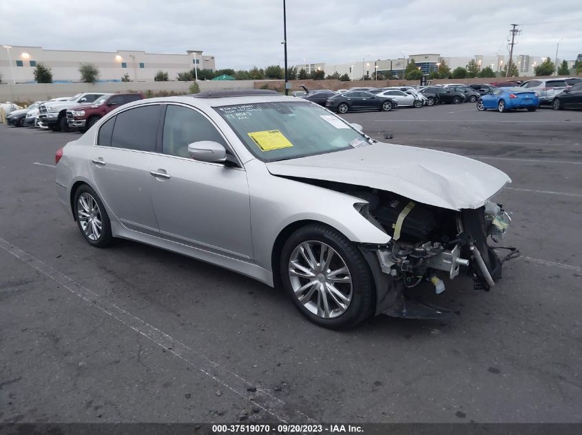 HYUNDAI GENESIS 2012 kmhgc4ddxcu211791