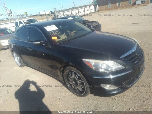 HYUNDAI GENESIS 2013 kmhgc4ddxdu221173