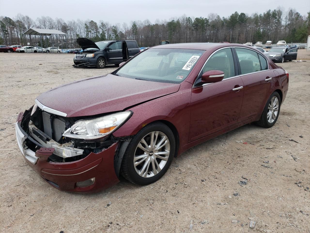 HYUNDAI GENESIS 2011 kmhgc4de3bu127853