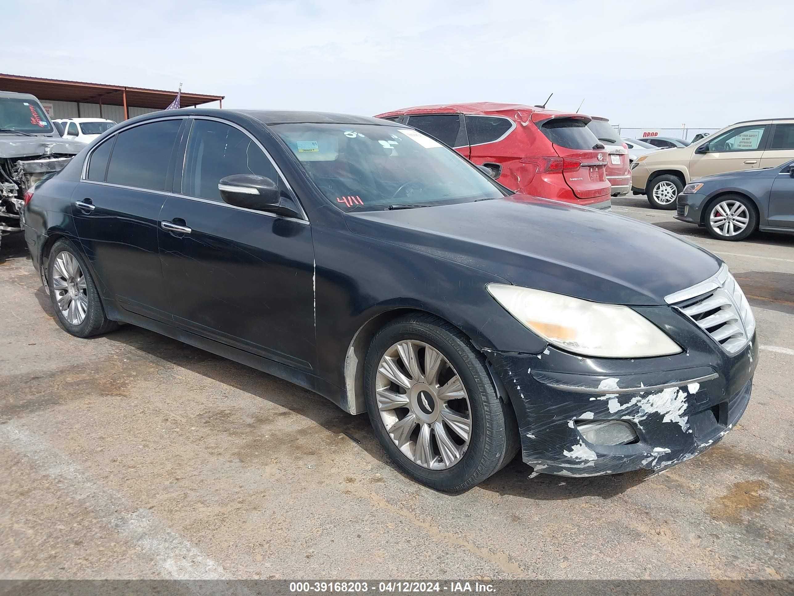 HYUNDAI GENESIS 2010 kmhgc4de5au074345