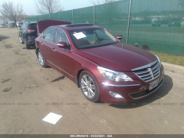 HYUNDAI GENESIS 2012 kmhgc4df1cu202429