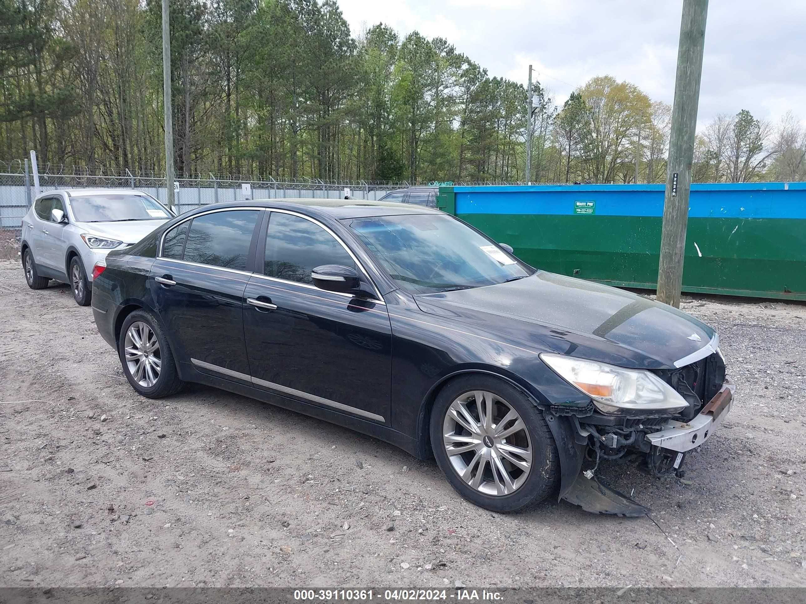 HYUNDAI GENESIS 2011 kmhgc4df3bu119504