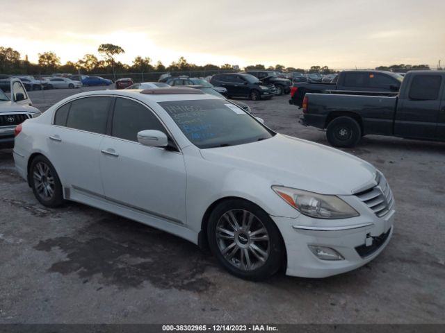 HYUNDAI GENESIS 2012 kmhgc4df5cu182332