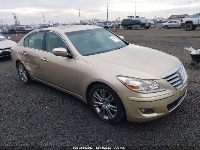 HYUNDAI GENESIS 2011 kmhgc4dfxbu118401