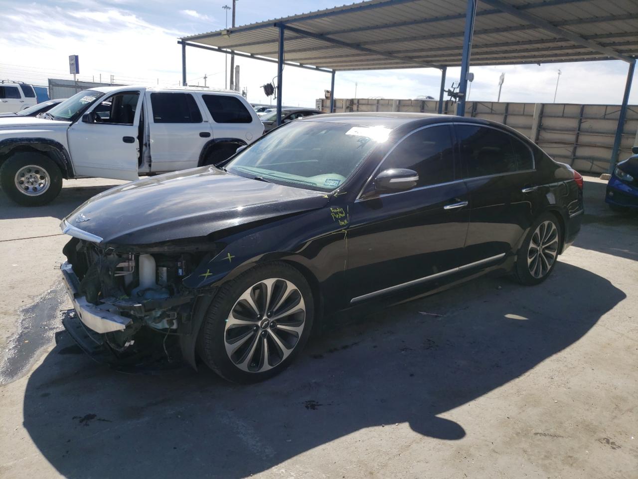 HYUNDAI GENESIS 2012 kmhgc4dh4cu200465