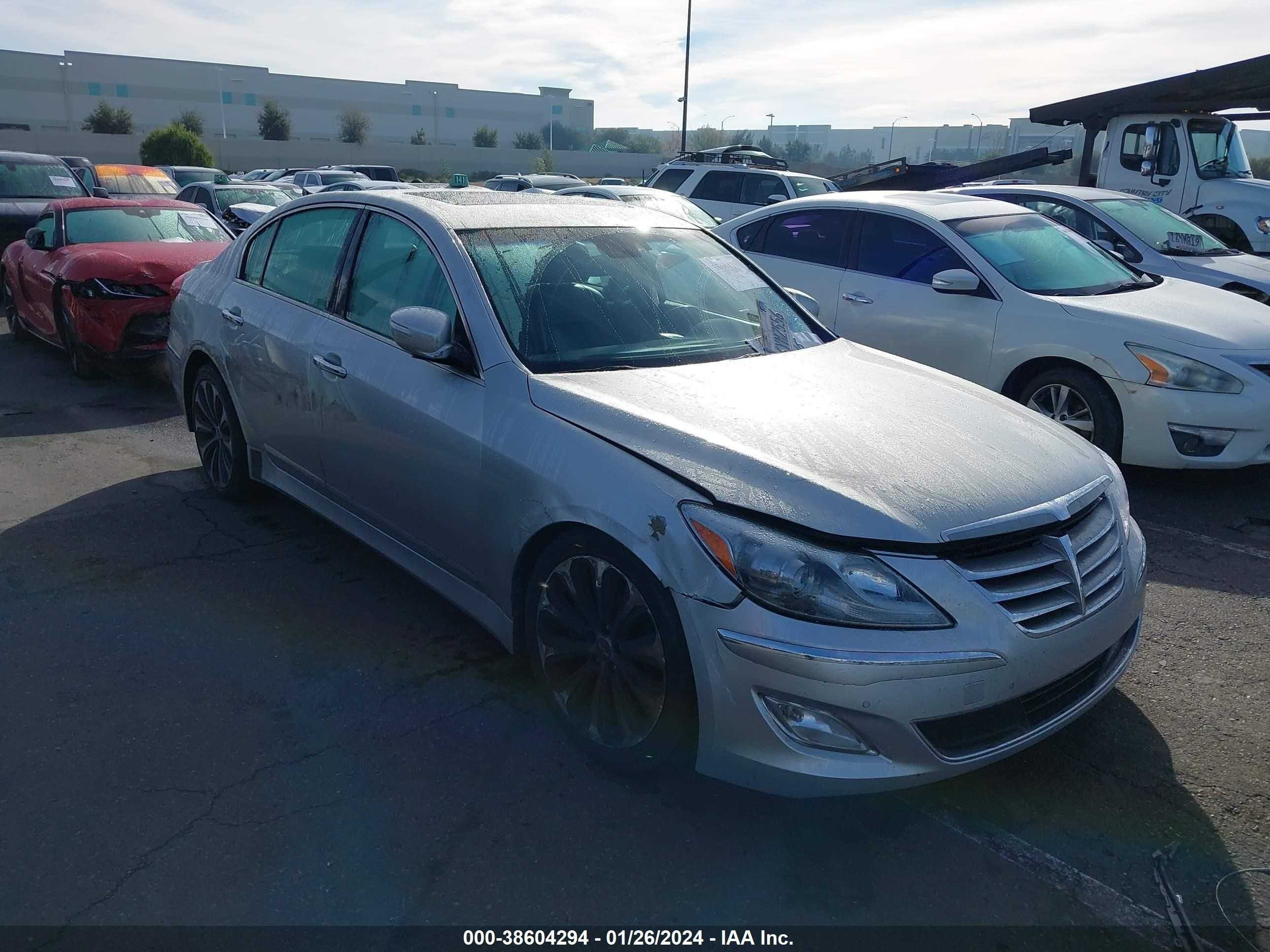 HYUNDAI GENESIS 2012 kmhgc4dh5cu187676