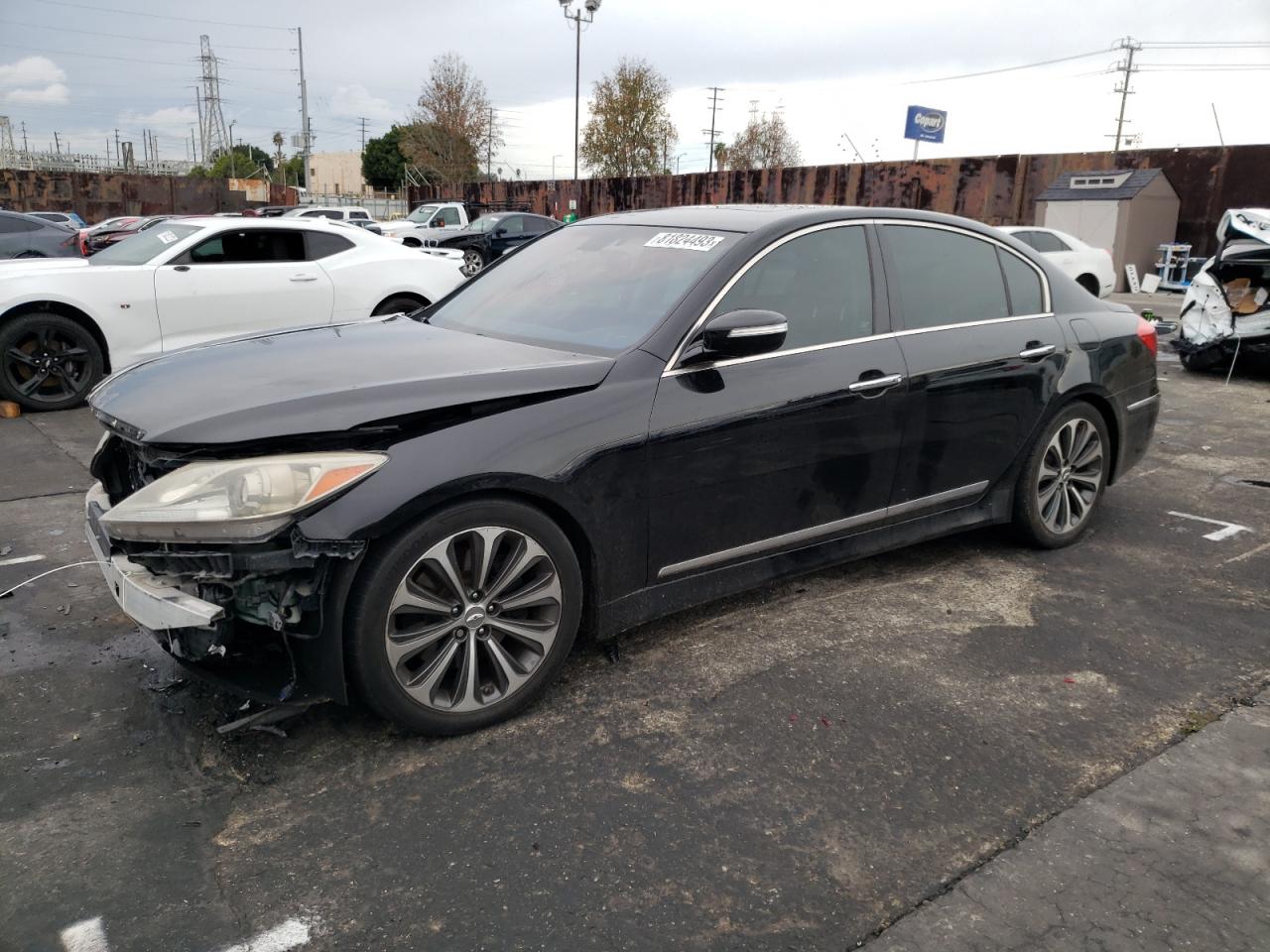 HYUNDAI GENESIS 2012 kmhgc4dh7cu186450