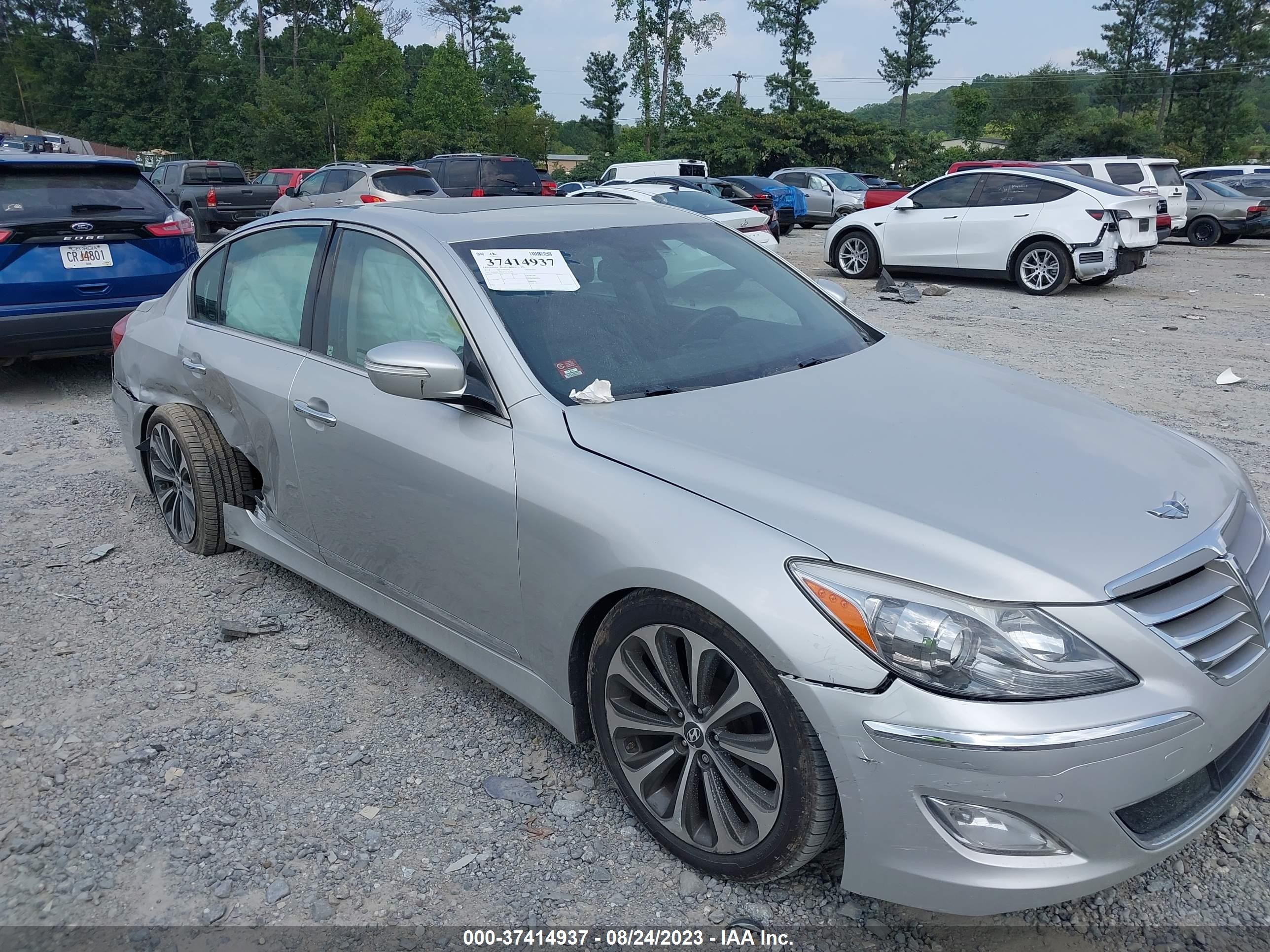 HYUNDAI GENESIS 2012 kmhgc4dhxcu183459