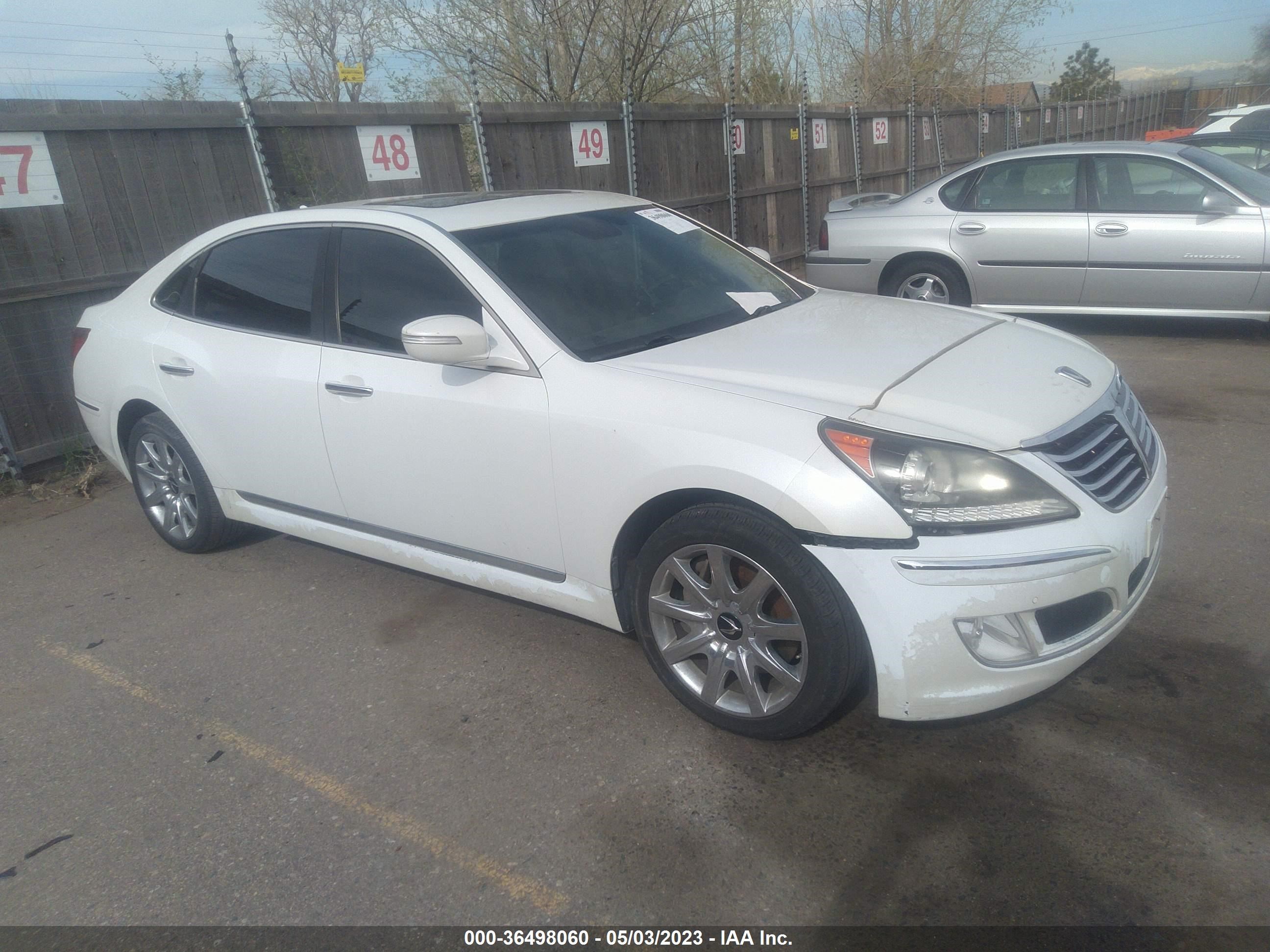 HYUNDAI EQUUS 2012 kmhgh4jh1cu056489